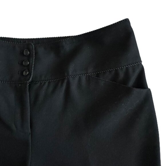 Ann Taylor Women's  Sz. Black/Charcoal  Straight Leg Dress Capri/Ankle Pants - Picture 6 of 15